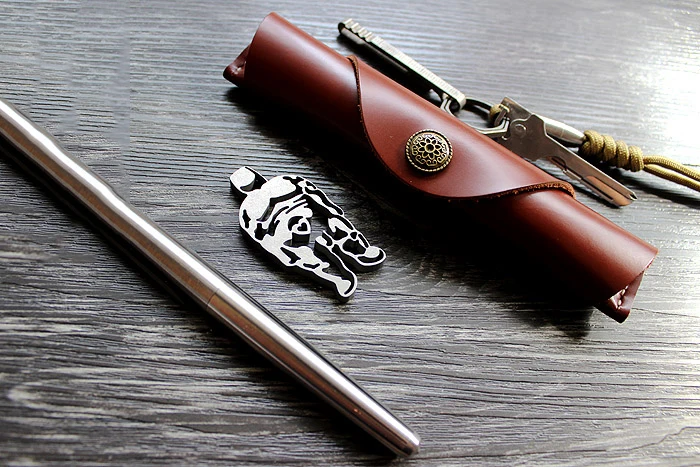 Lucky Fat Man EDC Gear титановая цепочка для ключей сверхлегкая подвеска на ремешке