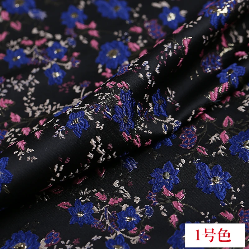 Французский Высокая мода жаккардовая парча ткань cheongsam платье из жаккардовой