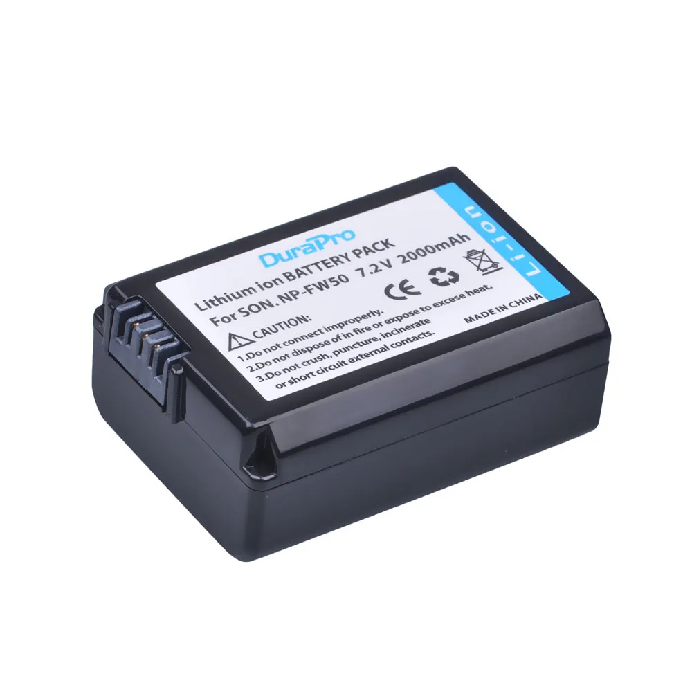 Аккумулятор DuraPro для Sony Alpha A33 A35 A37 A55|np fw50 battery|fw50 batterybattery for sony |