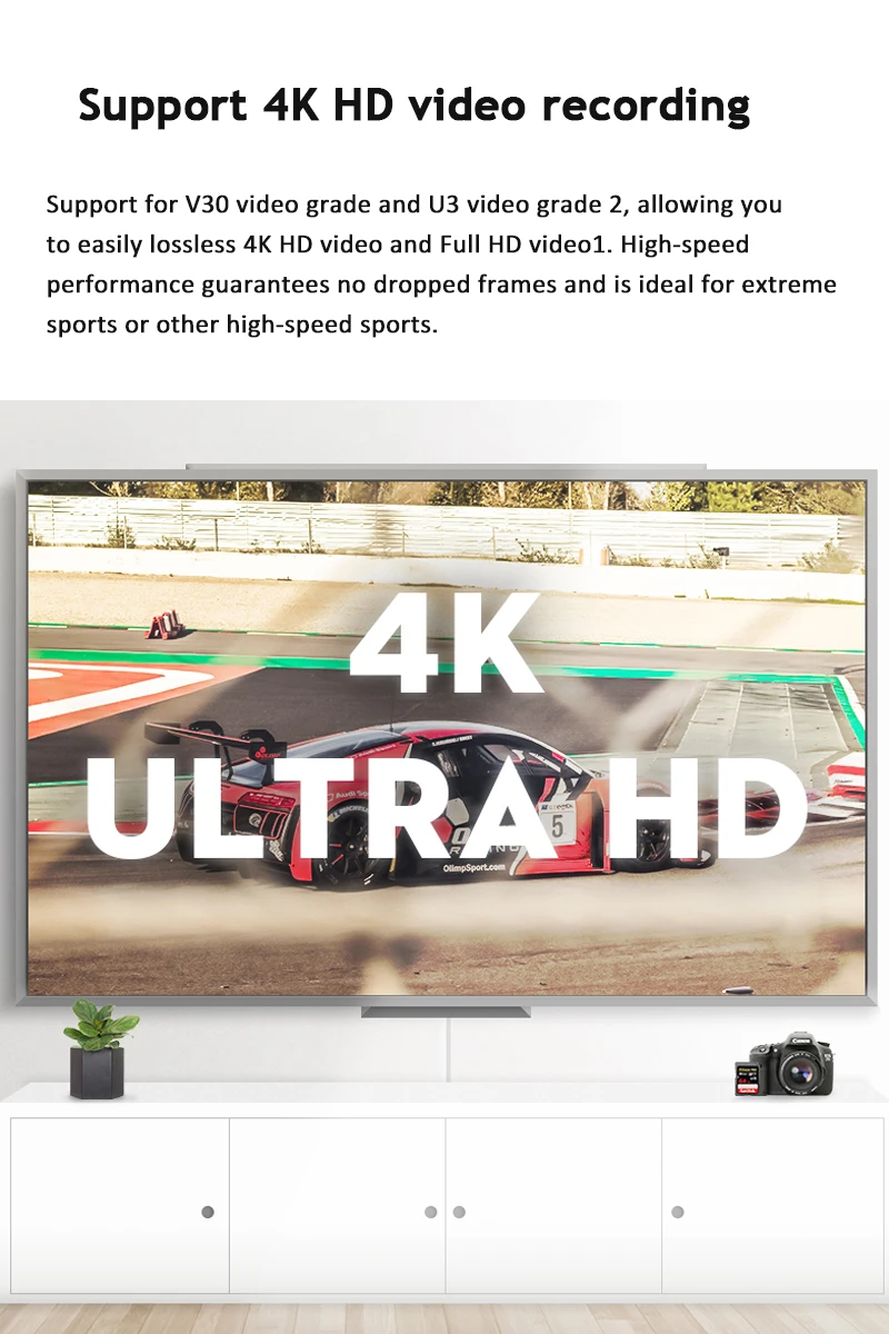Двойной флеш-накопитель SanDisk Extreme PRO SDHC и SDXC UHS-I 32 Гб 64 Гб 128 высокое Скорость слот для карт памяти C10 U3 V30 SD Камера Class 10 95 МБ/с
