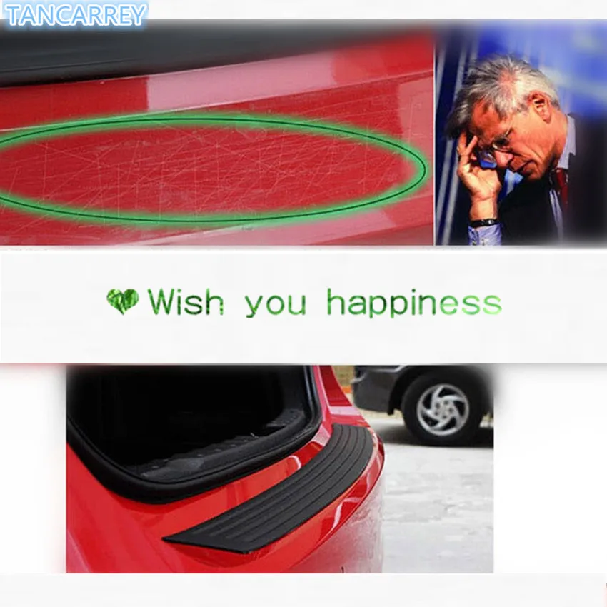 Автомобильный Стайлинг Резиновый Бампер протектор наклейки для Alfa Romeo 147 156 159 166