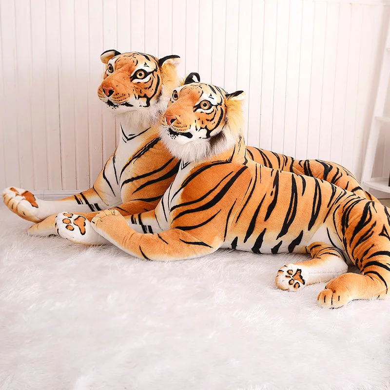 Реалистичная модель тигра Кукольные Плюшевые игрушки мягкие в виде животных