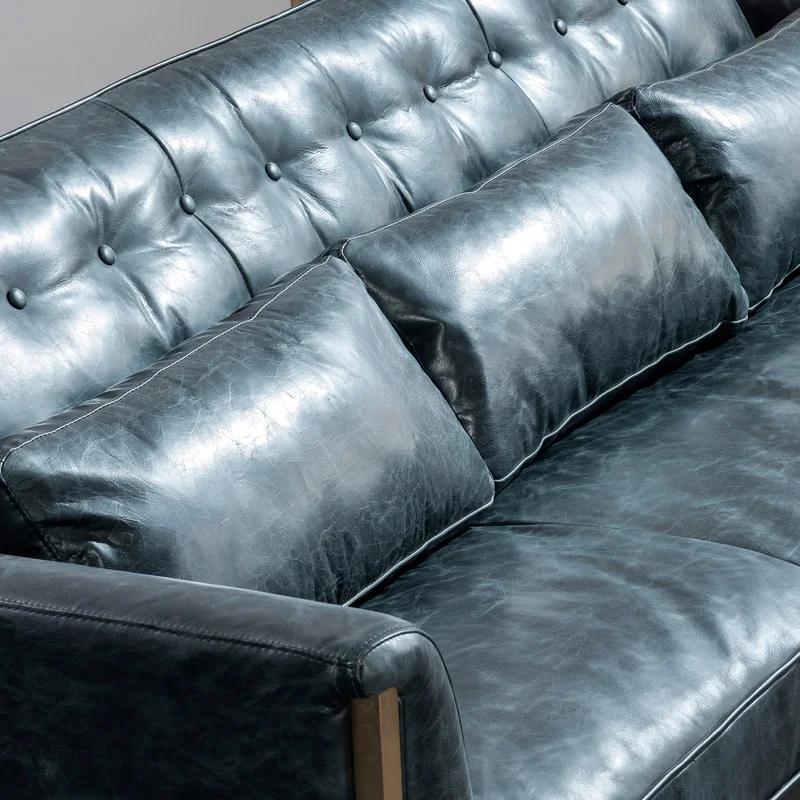 Новый Фошань из натуральной кожи диване Гуандун мебель для гостиной диван