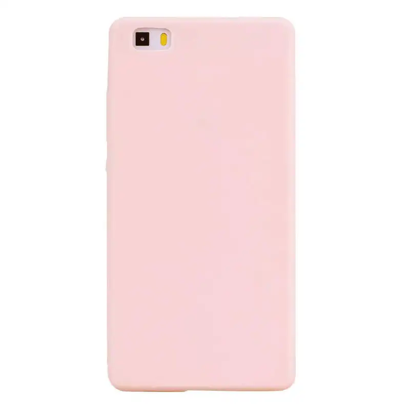 Pink Для huawei P8 Lite чехол силиконовый чехол из Tpu для задней панели чехол для телефона huawei P8 Lite P8Lite ALE-L21 ALE-L23 ALE L21 L23 чехол 5,0 - Цвет: Pink