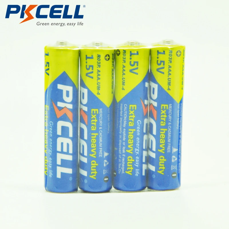 120 шт комбо пакет) PKCELL 1,5 V сверхмощный аккумулятор-60 AA R6P+ 60 AAA R03P углеродно-цинковые одноразовые сухие батареи