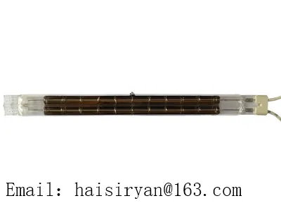 

220v 3000w SK15 Heraeus tubular short wave IR emitter quartz infrared halogen oven heating element bulb