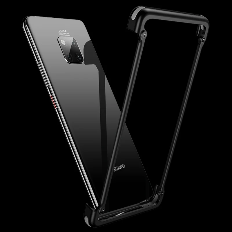 Oatsbasf Алюминиевый металлический бампер чехол для huawei mate 20/Pro/X/RS Porsche Дизайн Мода подушка безопасности Защита от падения Чехол