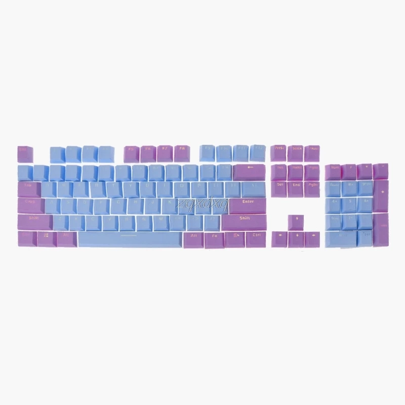 Полупрозрачный двойной выстрел PBT 104 KeyCaps с подсветкой для вишни клавиатура MX