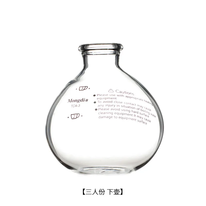 Syphon кофеварка фильтр верхняя чаша заменить нижняя чаша Шар под тканью фильтр кофе сифон Аксессуары горшок TCA3/5cup - Цвет: 3-cup Bottom Bowl