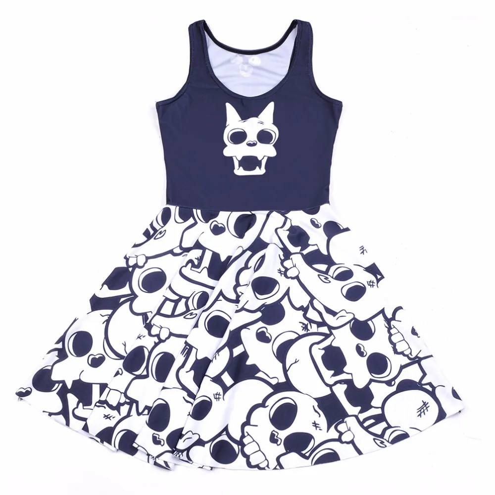 Платье Прямая поставка модное женское платье с цифровой печатью Аватар