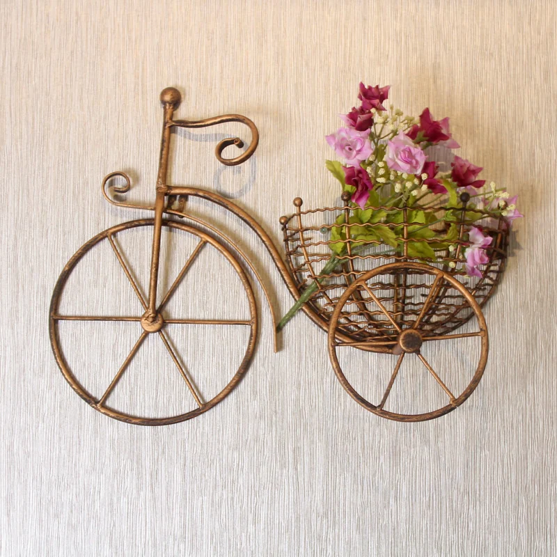 Европейские садовые настенные фрески украшения для дома железная подвеска