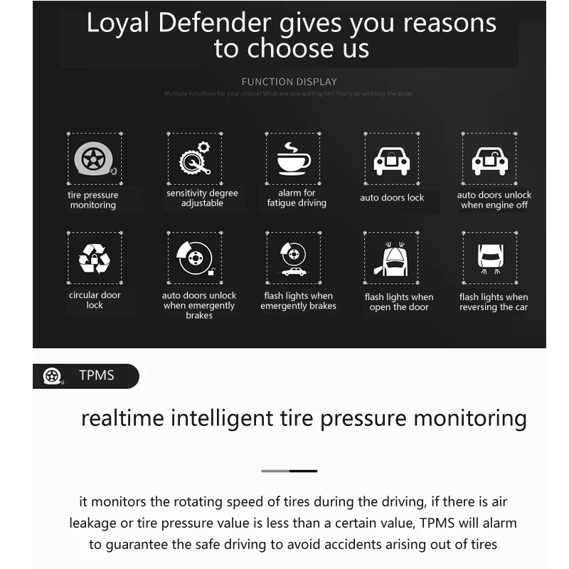 Система контроля давления в шинах OBD TPMS для toyota chr интеллектуальный мониторинг