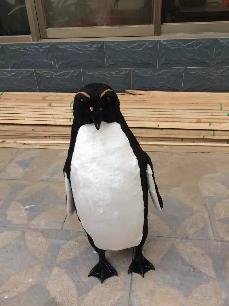 Новая модель пингвина из пластика и искусственного меха большой пингвин игрушка