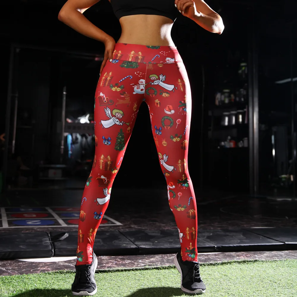 Женские облегающие леггинсы с высокой талией спортивные штаны для бега