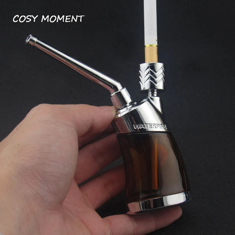 COSY MOMENT мини табака курительная водяная трубка сигарета с двойным фильтром держатель трубки кальян/наргиле для курения YJ304