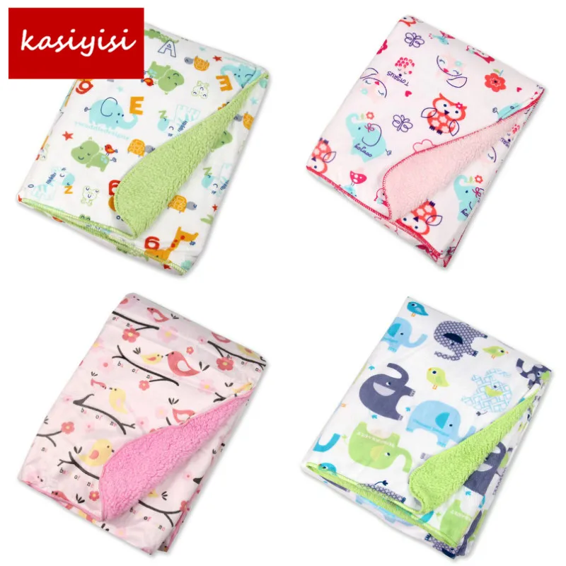 Детское одеяло 76*100 см детское теплое Флисовое на кровать мягкое трикотажное