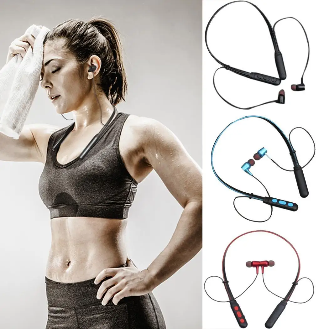 Общие беспроводные Bluetooth стерео наушники-вкладыши спортивные музыкальные