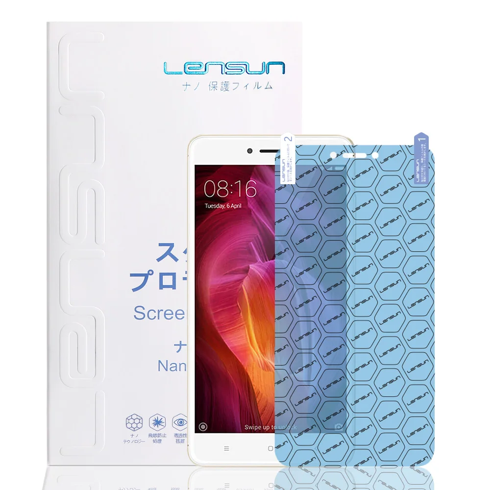 Защитная нано пленка LENSUN для Xiaomi Note 4 защита экрана|phone screen protector|screen protectormobile phone