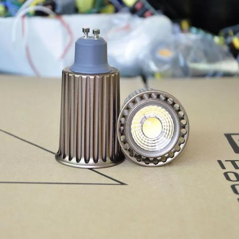 Светодиодный COB Точечный светильник E27 GU10 MR16 12V затемнения 9 Вт 12 15 20 хит продаж