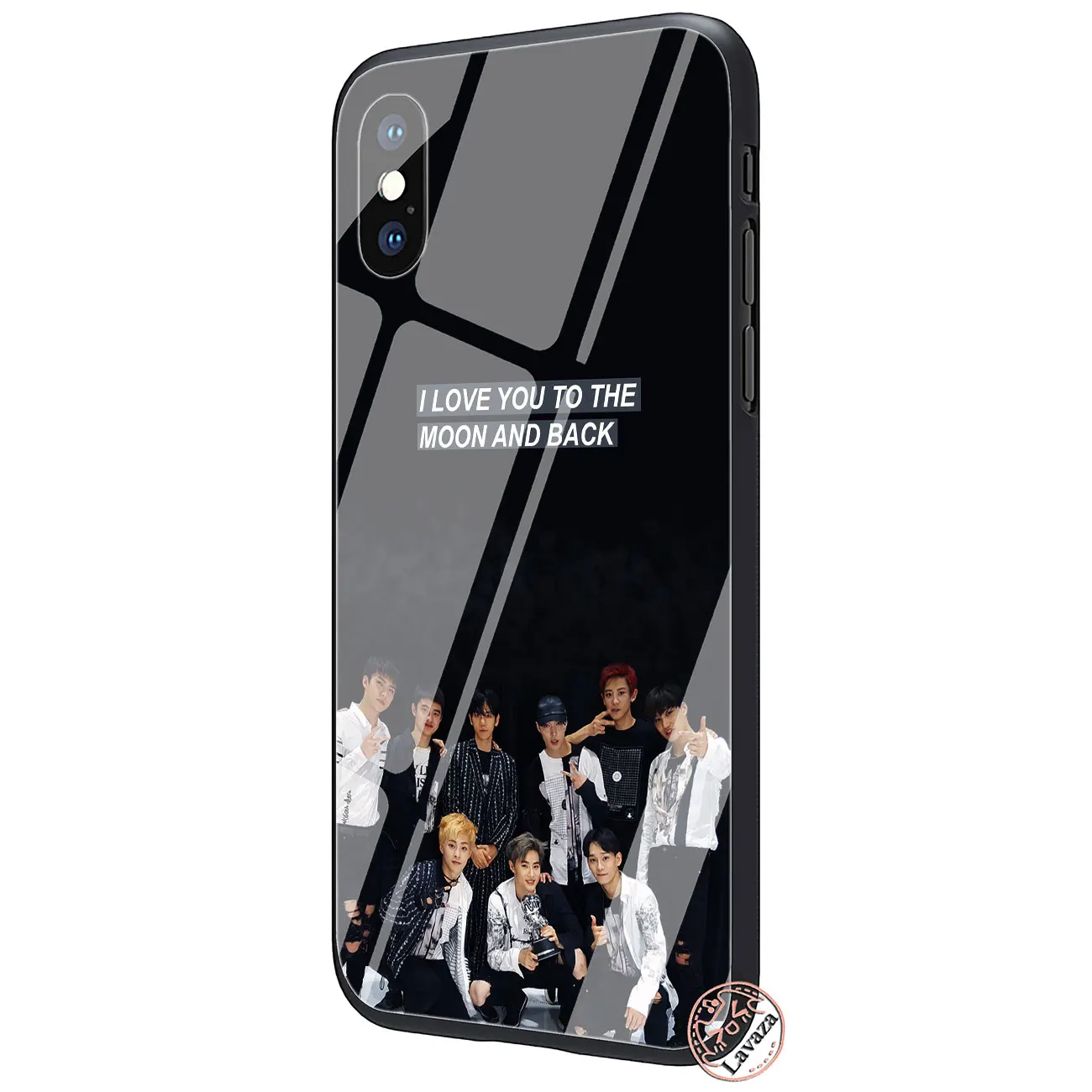 Чехол Lavaza EXO lucky one из закаленного стекла для Apple iPhone XR XS Max X 8 7 6 6S Plus 5 5S SE чехол s - Цвет: TG8