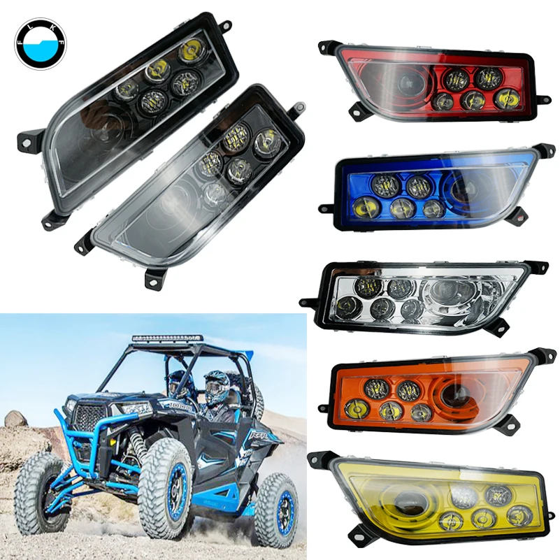 2 шт. для Polaris RZR аксессуары ATV светодиодный ные фары левый и правый