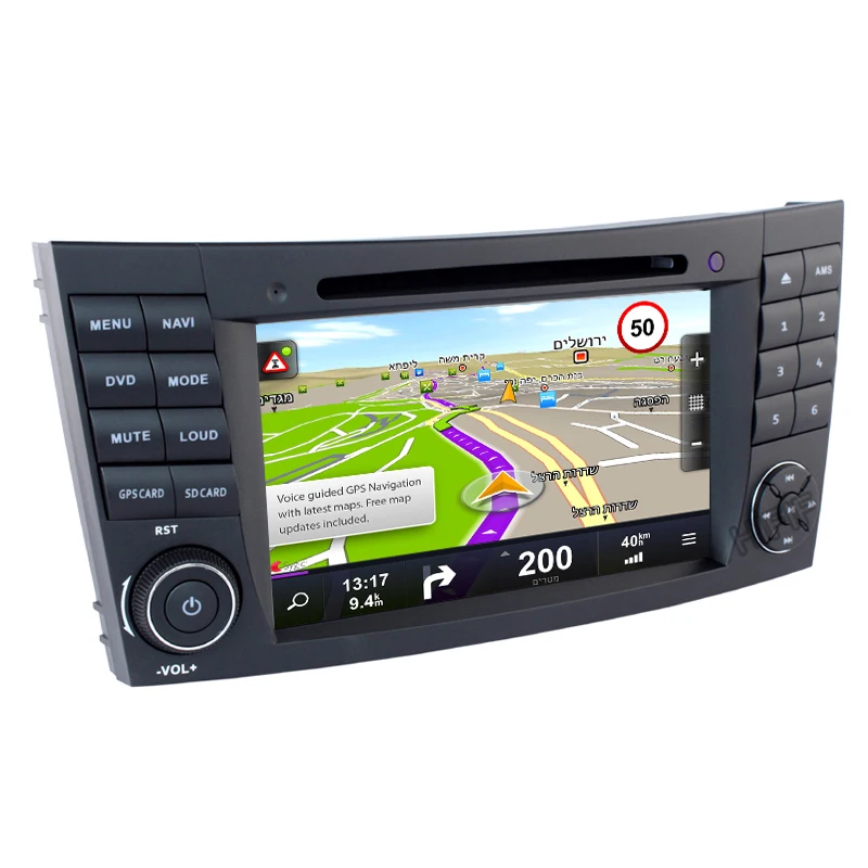 Автомобильный DVD плеер с GPS для Mercedes Benz W211 E Class W219 CLS E220 Android 7 1 Радио BT 2 Гб ОЗУ + 16 ПЗУ