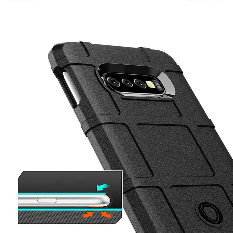 Прочный волокна Защитный чехол для samsung Galaxy S8 S9 S10 S10-5G J4 J6 рlus Lite A8S A6S A10 A20 A30 A40 A50 A70 M10 M20 M30 крышка