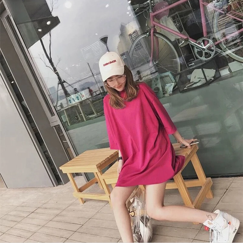 Футболки женские простые универсальные в Корейском стиле высококачественные