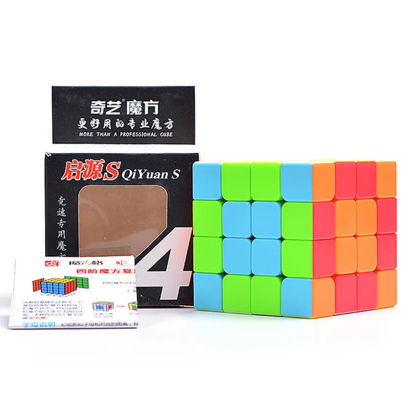 QIYI Cube 4 на волшебный куб размер 62*62*62 мм 6 цветов головоломка скоростной для детей