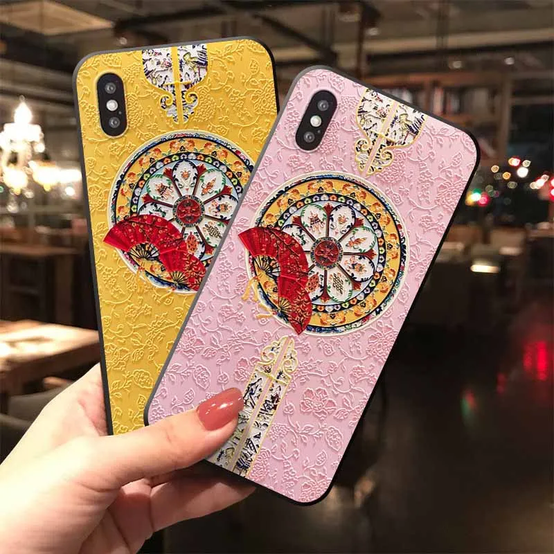 JIBAN Восточный древний Rhyme чехол для телефона Honor V9 Magic2 тиснением защитная крышка