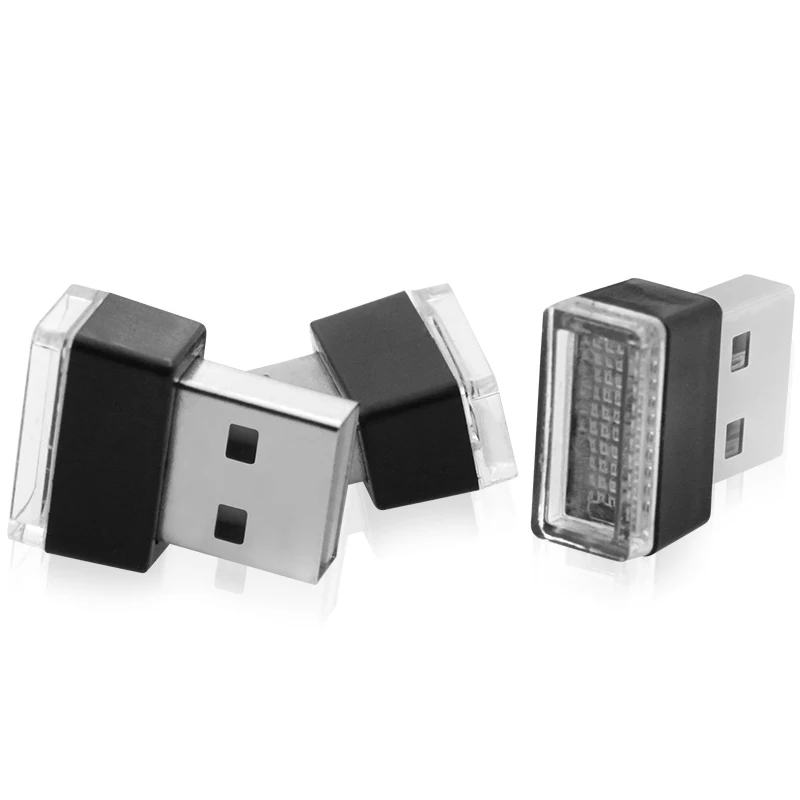 Автомобильный стиль USB декоративная лампа освещение светодиодный атмосферный