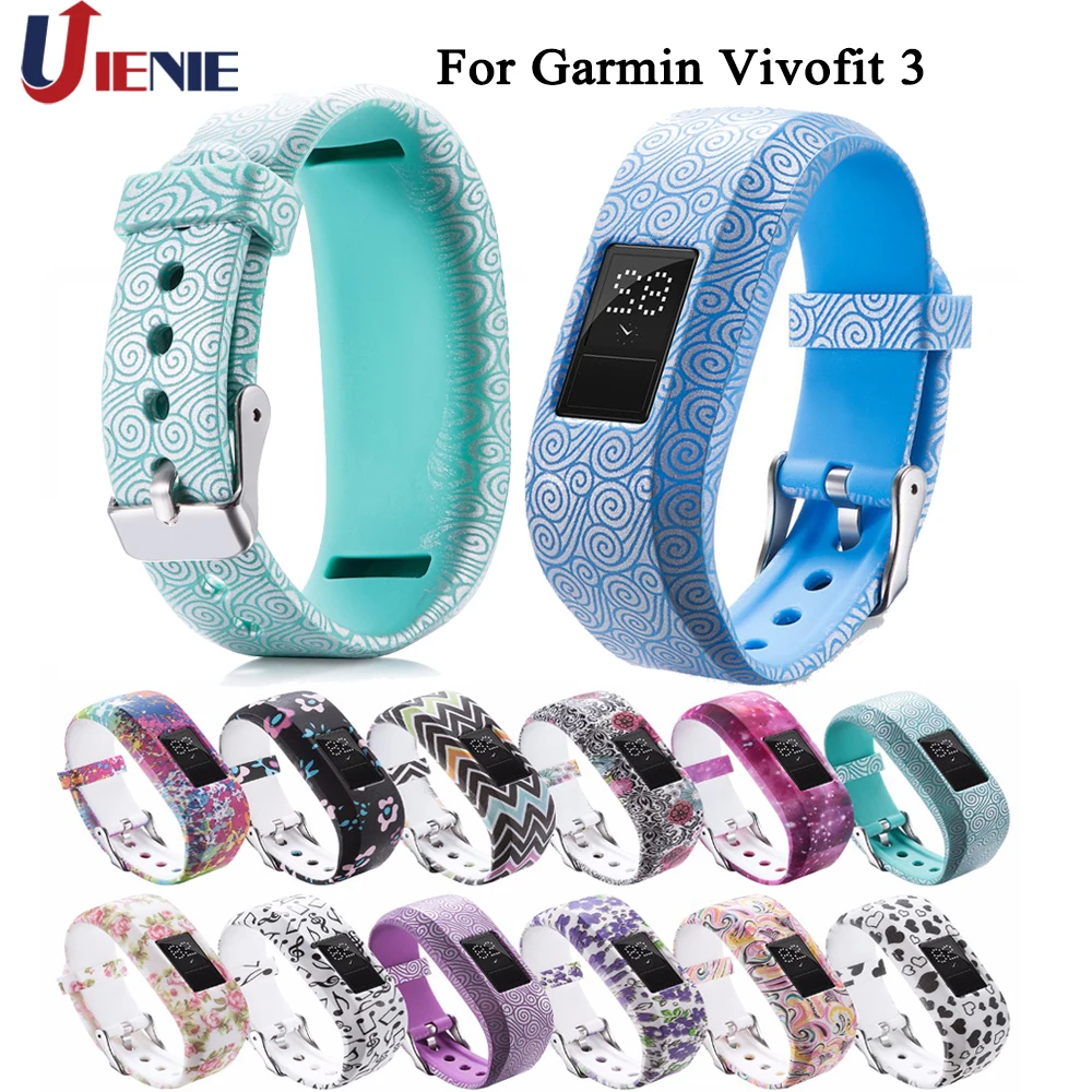 Ремешок для наручных часов Garmin Vivofit 3 ремешок JR/JR2 спортивный силиконовый сменный