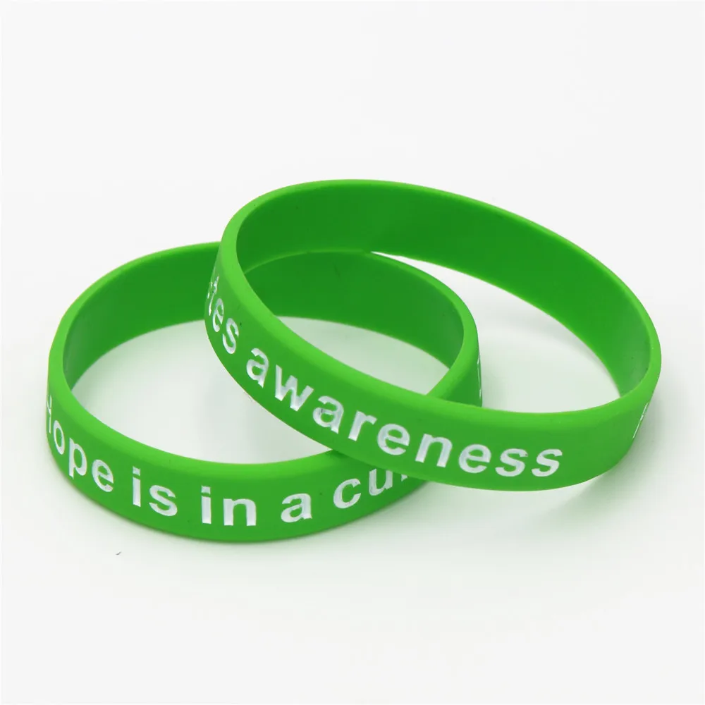 Силиконовые браслеты для лечения диабета 1 шт. браслет медсестры красный зеленый