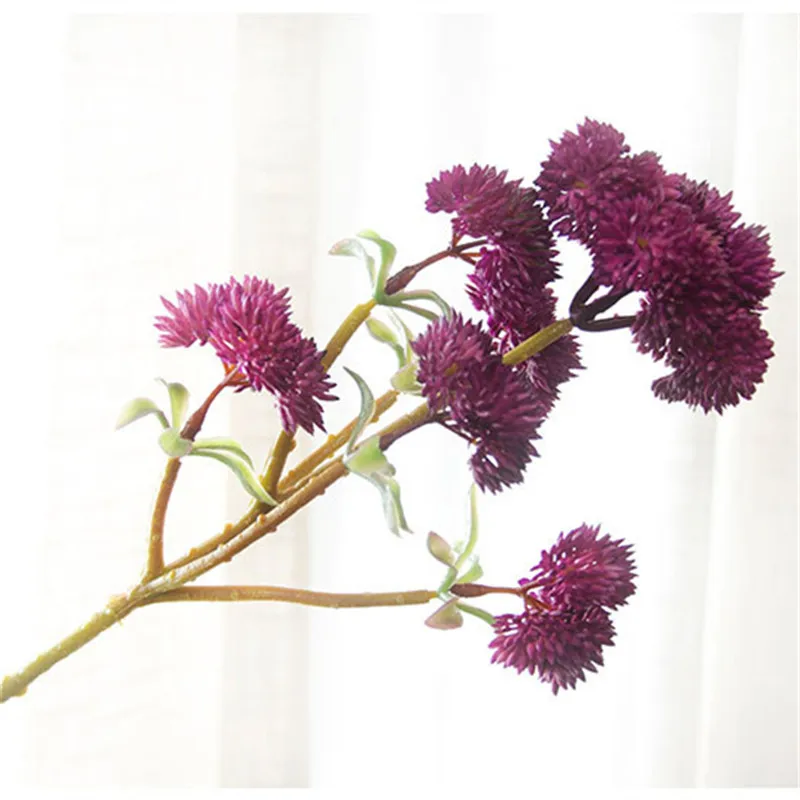 Искусственные мягкие растения имитация цветка украшение на окно свадебного