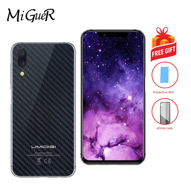 UMIDIGI ONE глобальная версия 5 9 &quotполноэкранный Android 8 1 P23 Восьмиядерный 4G + 32G