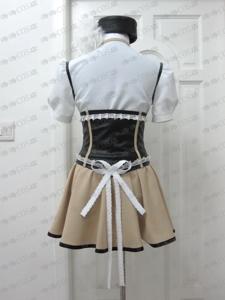 Новый костюм для косплея cos Puella Magi Madoka Magica Tomoe Mami сделанный на заказ полный