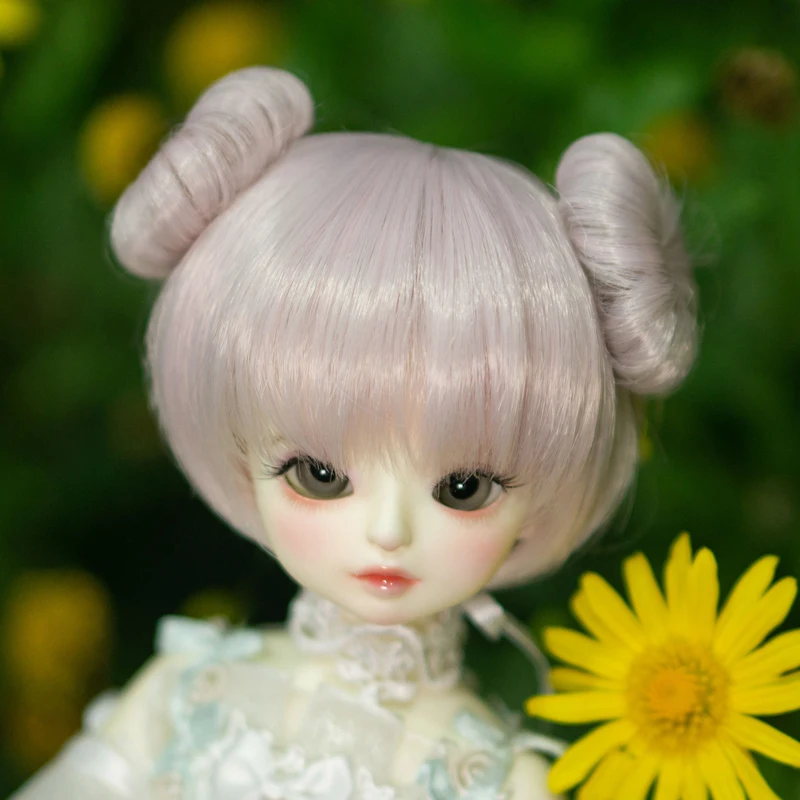 Сделанный на заказ bjd кукольный парик для шарнирной куклы парик для 1/6 bjd куклы длинные прямые двойные цвета парик для sd bjd парик для кукол