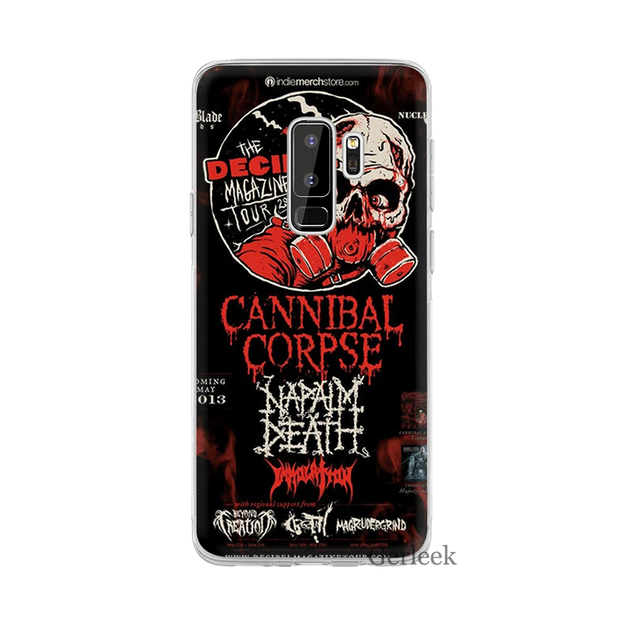 Чехол для телефона Desxz Samsung Galaxy M10 M20 M30 A7 A9 A10 A30 A40 A50 A70 чехол Cannibal Corpse|Чехлы-накладки|
