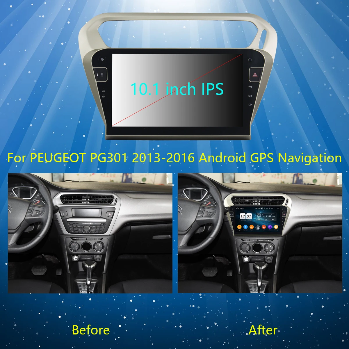 10," ips Android 9,0 Восьмиядерный 4G+ 64G Автомобильный dvd-плеер мультимедиа для Citroen Elysee peugeot 301 2013- радио gps Parrot BT