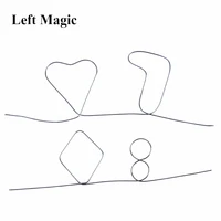 1 pcs hot sale sihir memory metal wire fire prediction hearts 7 magic tricks magic show close up magic illusion 82060