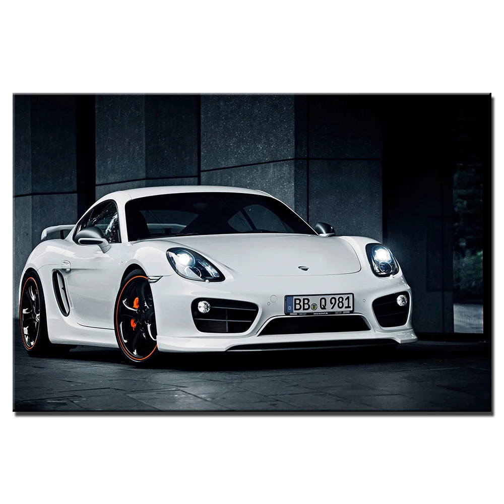 Cayman Super Car Poster Новый Популярный арт 16x24 20x30 24x36 дюймов картина для декора стен