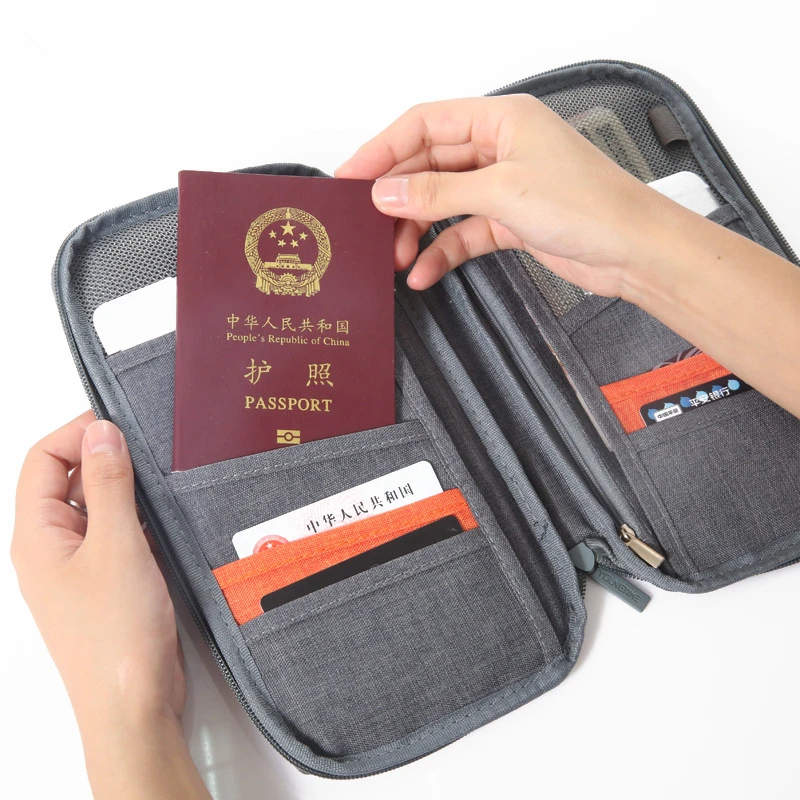 Мужской держатель для карт кошелек путешествий многофункциональный чехол