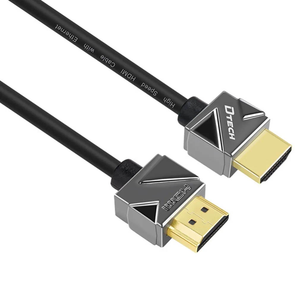 Высокоскоростной кабель HDMI 2,0 18 Гбит/с Поддерживает 4 k@ 60 Гц, 2160 P, 1080 P, 3D, HDR, Ethernet и реверсивный звуковой канал(ARC