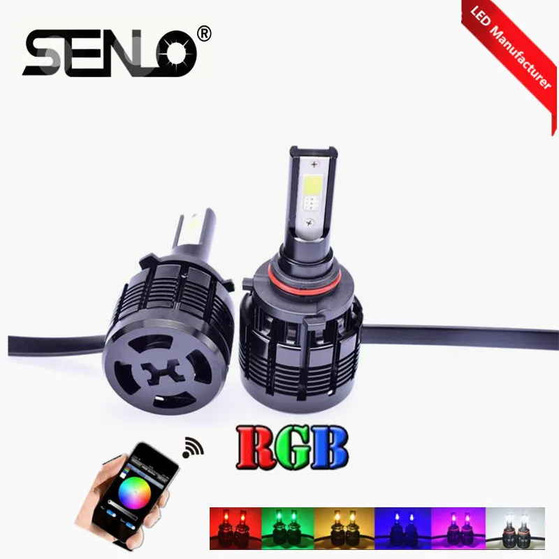 Фото Wifi led RGB LED Противотуманные фары приложение управления H1 H3 H4 H7 H8 H11 HB3 hb4 5202 H27 Wifi led RGB LED Противотуманные фары приложение управления H1 H3 H4 H7 H8 H11 HB3 hb4 5202 H27