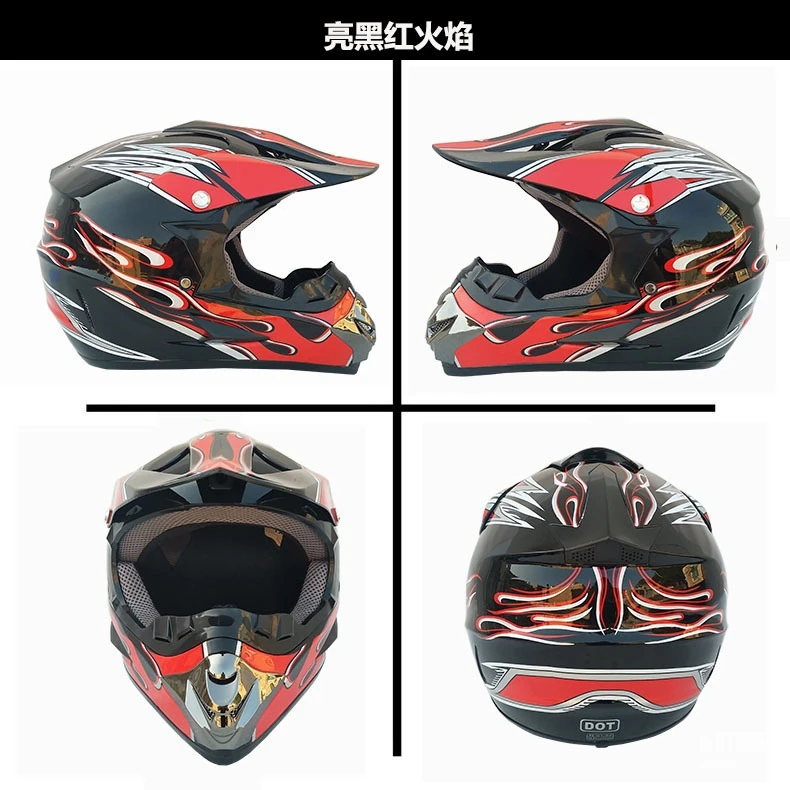Мотоциклетный Полнолицевой шлем Casco Moto внедорожный шлем ATV Dirt Bike горные MTB DH Capacete Moto очки шлем для мотокросса