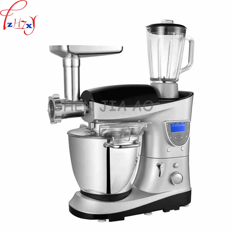 Multi-function chef machine LCD electric dough/ cake mixer 7L fight egg food automatic heating belt timer 220V 1200W 1pc | Бытовая