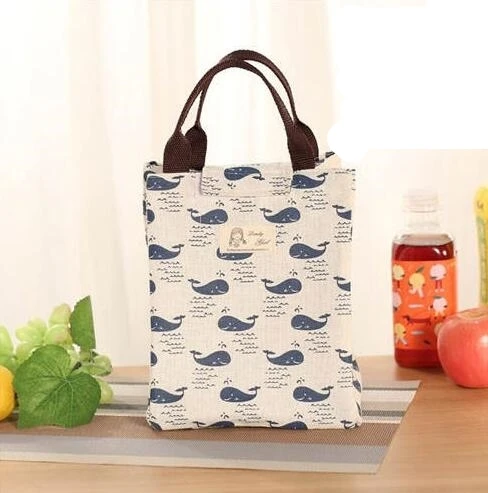 whale Модные женские туфли изолированные обед сумки Термальность кулер для пикника Еда сумка-холодильник для хранения сумка-тоут сумки для обедов чехол Чехол - Цвет: whale