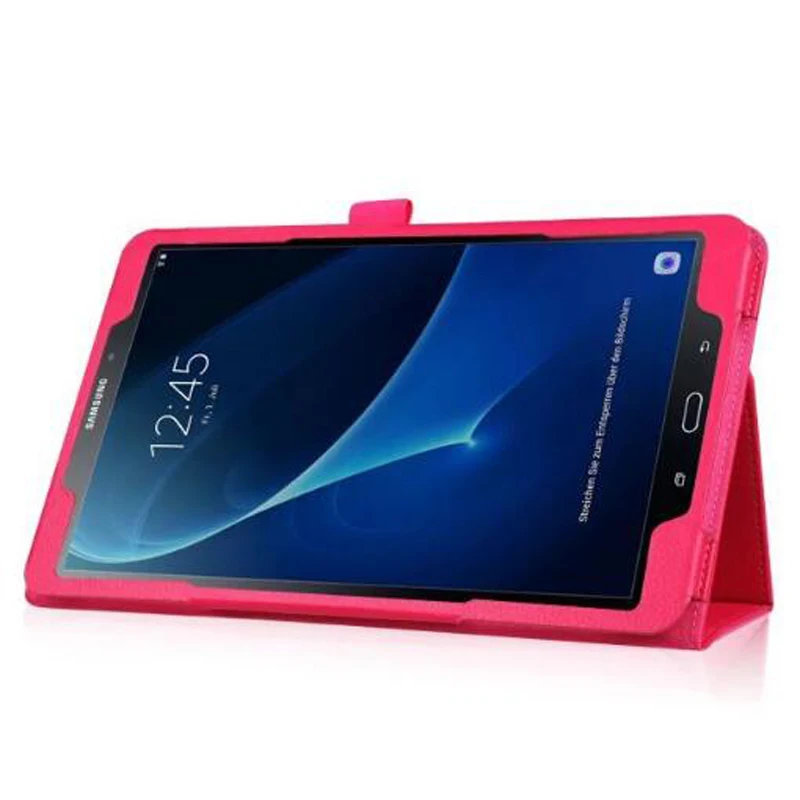 Цветной чехол подставка из искусственной кожи для Samsung Galaxy Tab A A6 10 1 T585 T580 тонкий