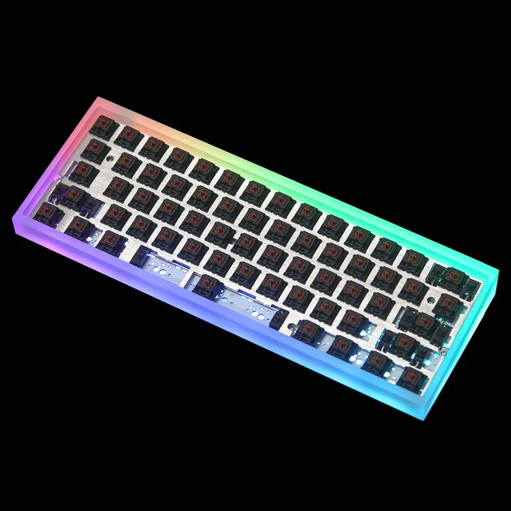 Полностью собранная клавиатура TOFU 60% с DZ60 PCB Gateron mx бесшумные переключатели