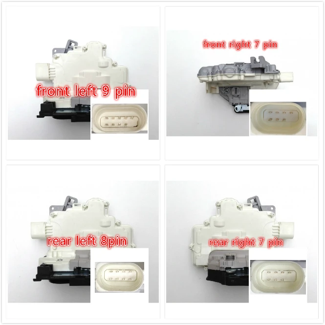 Быстрая доставка замок двери защелка привода центральный механизм для AUDI A4 8 K